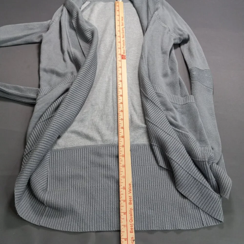 Lululemon Wrap It Up Sweater Gray Size 4‎ - Picture 13 of 17